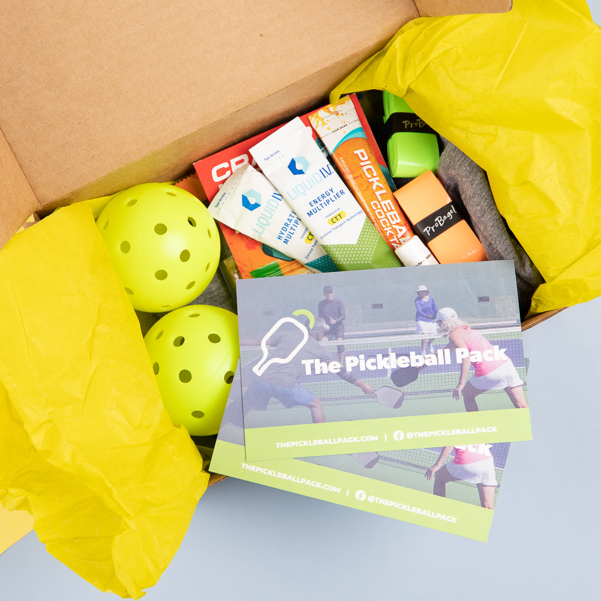 The Pickleball Pack Box- 6 mos subscription